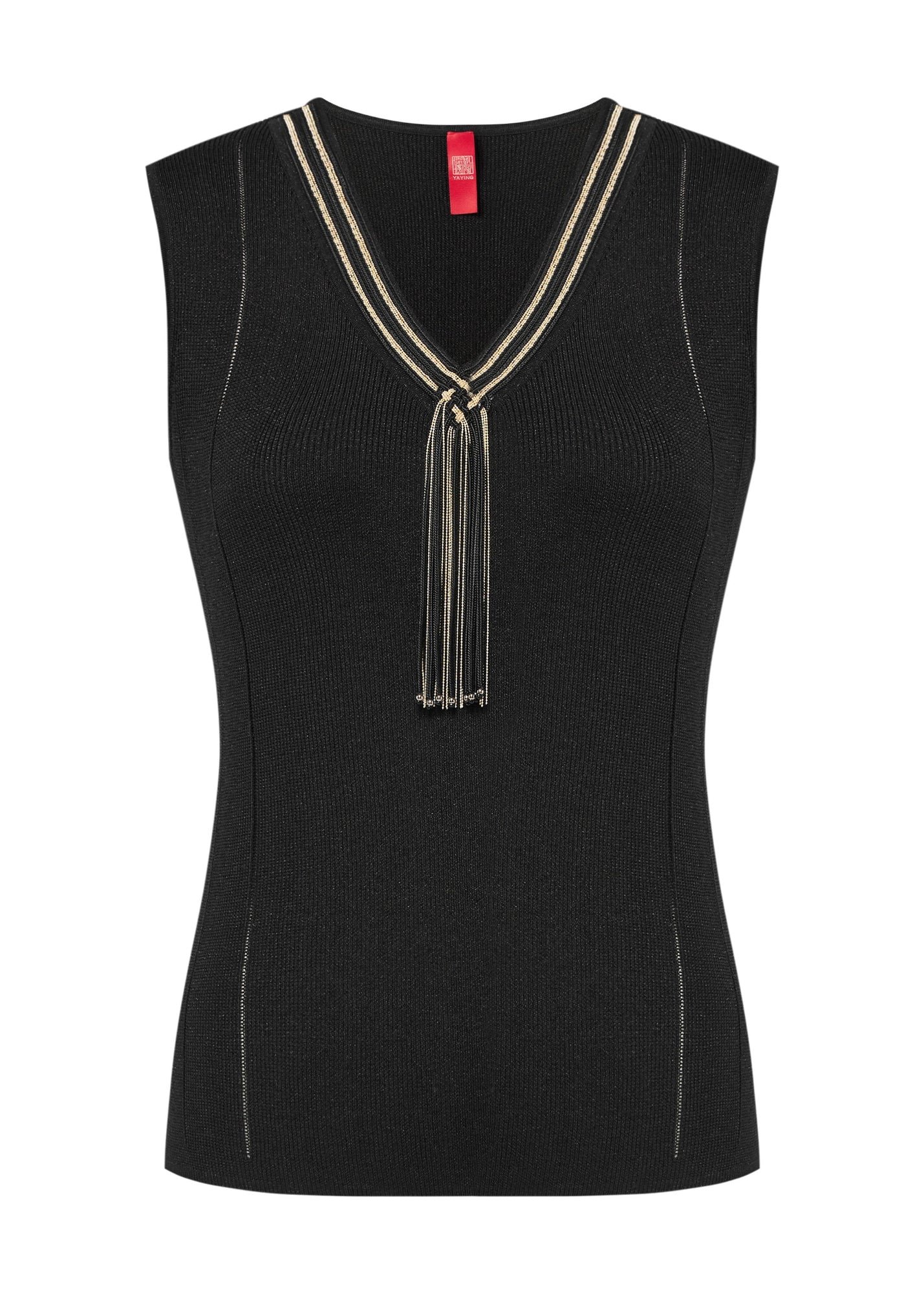 Sleeveless Knit Top | Black
