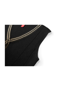 Sleeveless Knit Top | Black