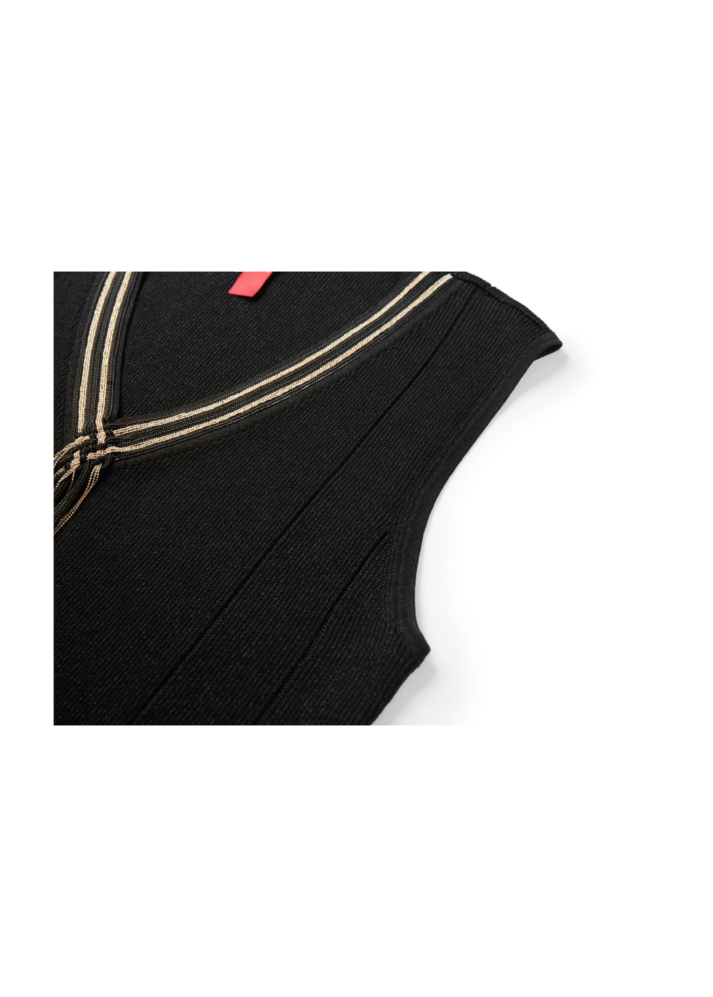 Sleeveless Knit Top | Black