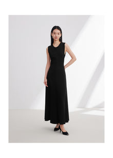 Sleeveless Maxi Dress | Black
