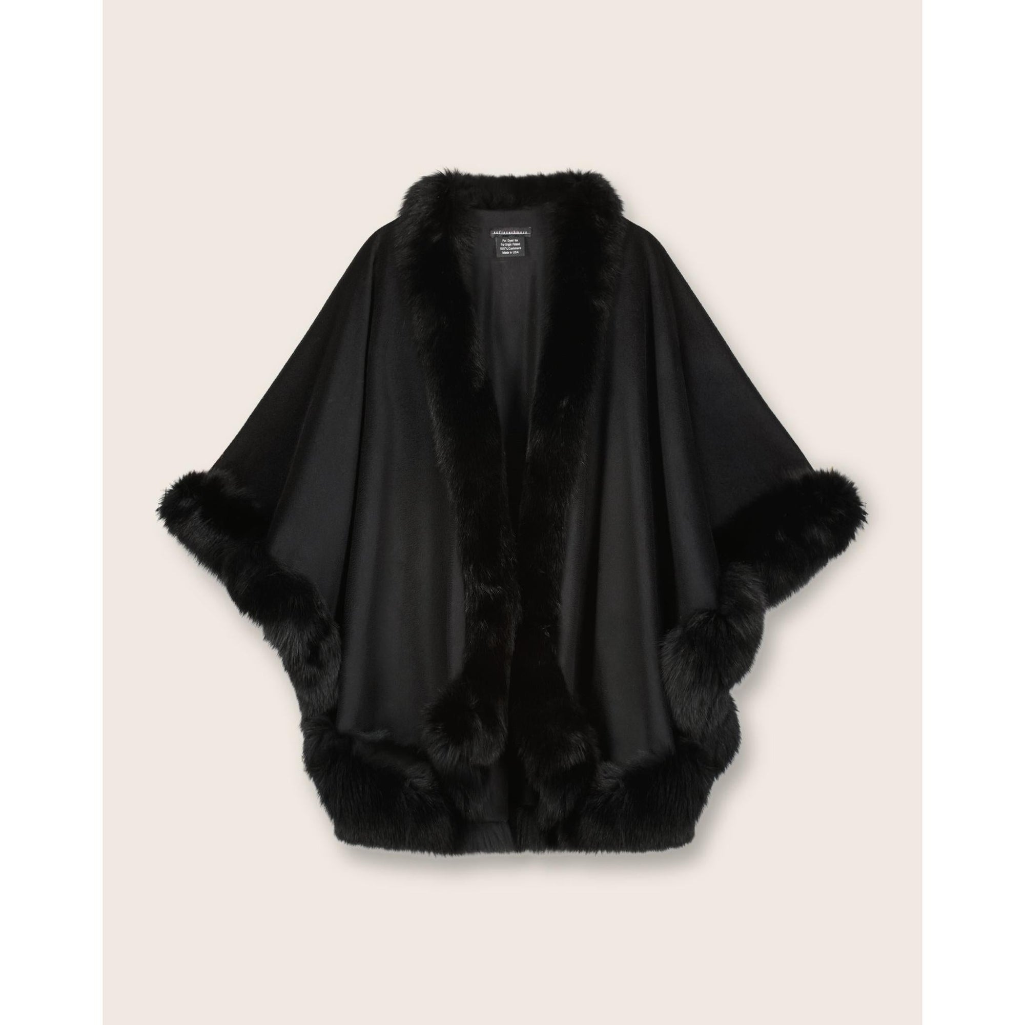Sofia Cashmere | Women | Womens Cape | Black