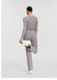 Soft Seamless Lounge Pants | Cool Gray