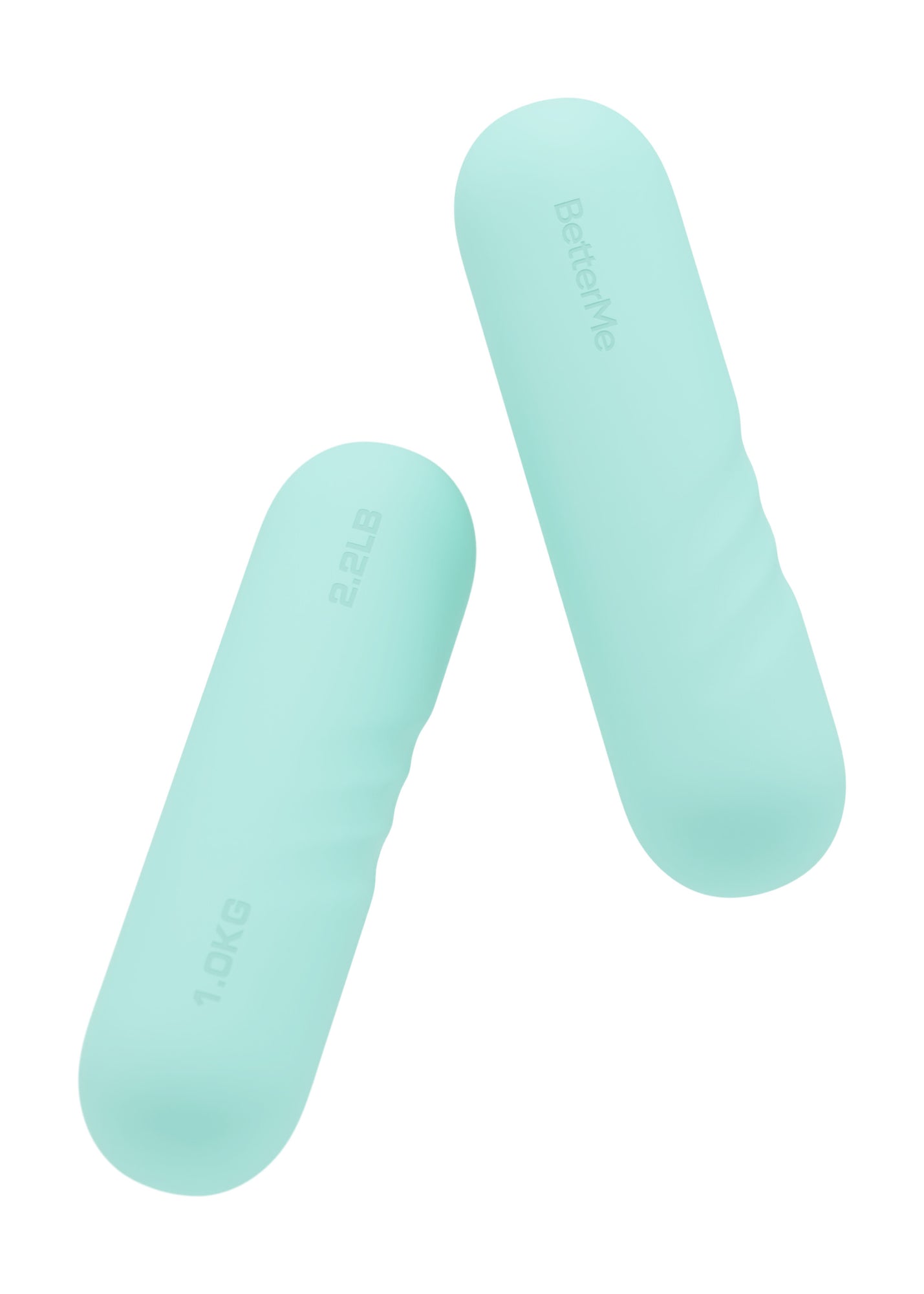 Soft Silicon Dumbbells | Subtle Mint