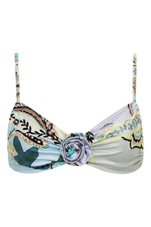 St Devin Rosa Bikini Top | St. Barths Floral