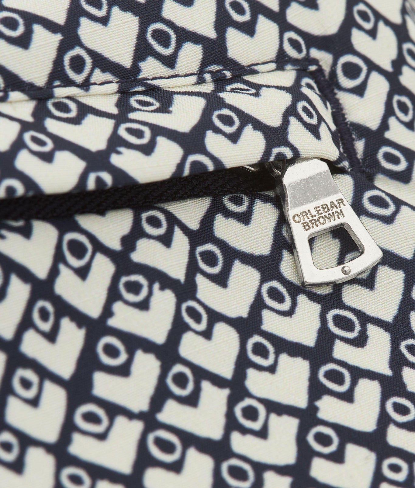 Standard Geo Print Mid-Length Drawcord Swim Shorts | Night Iris/White Sand