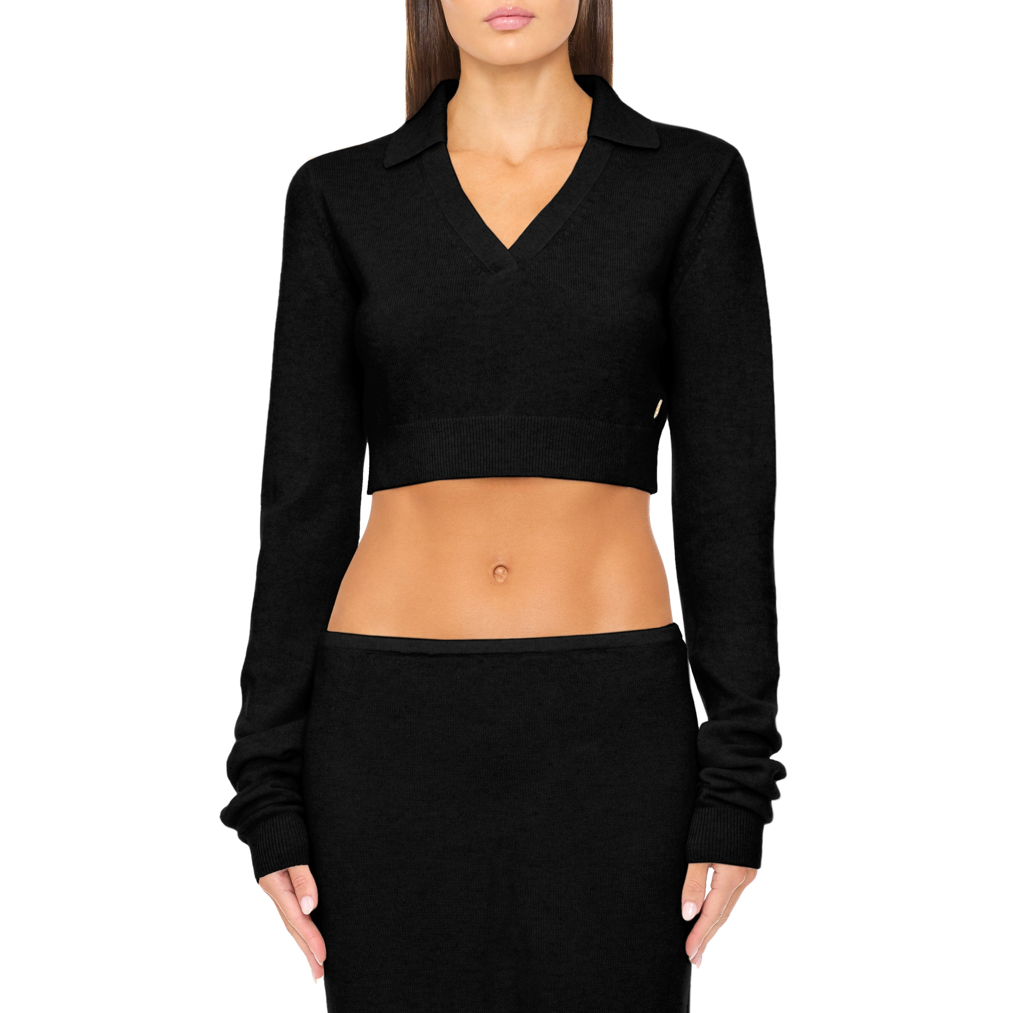 Stevie Cashmere Sweater | Black