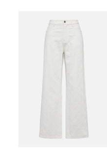 Straight-Leg Slim Jeans | White
