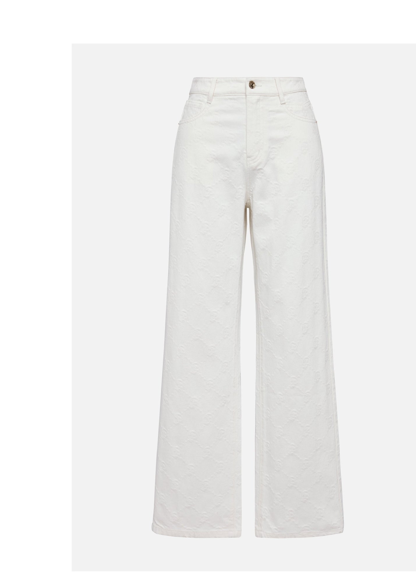 Straight-Leg Slim Jeans | White