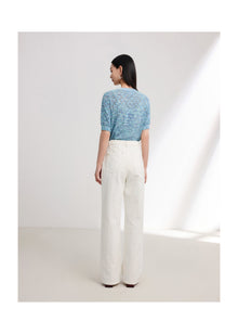 Straight-Leg Slim Jeans | White