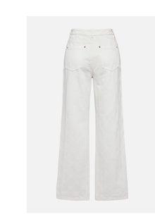 Straight-Leg Slim Jeans | White