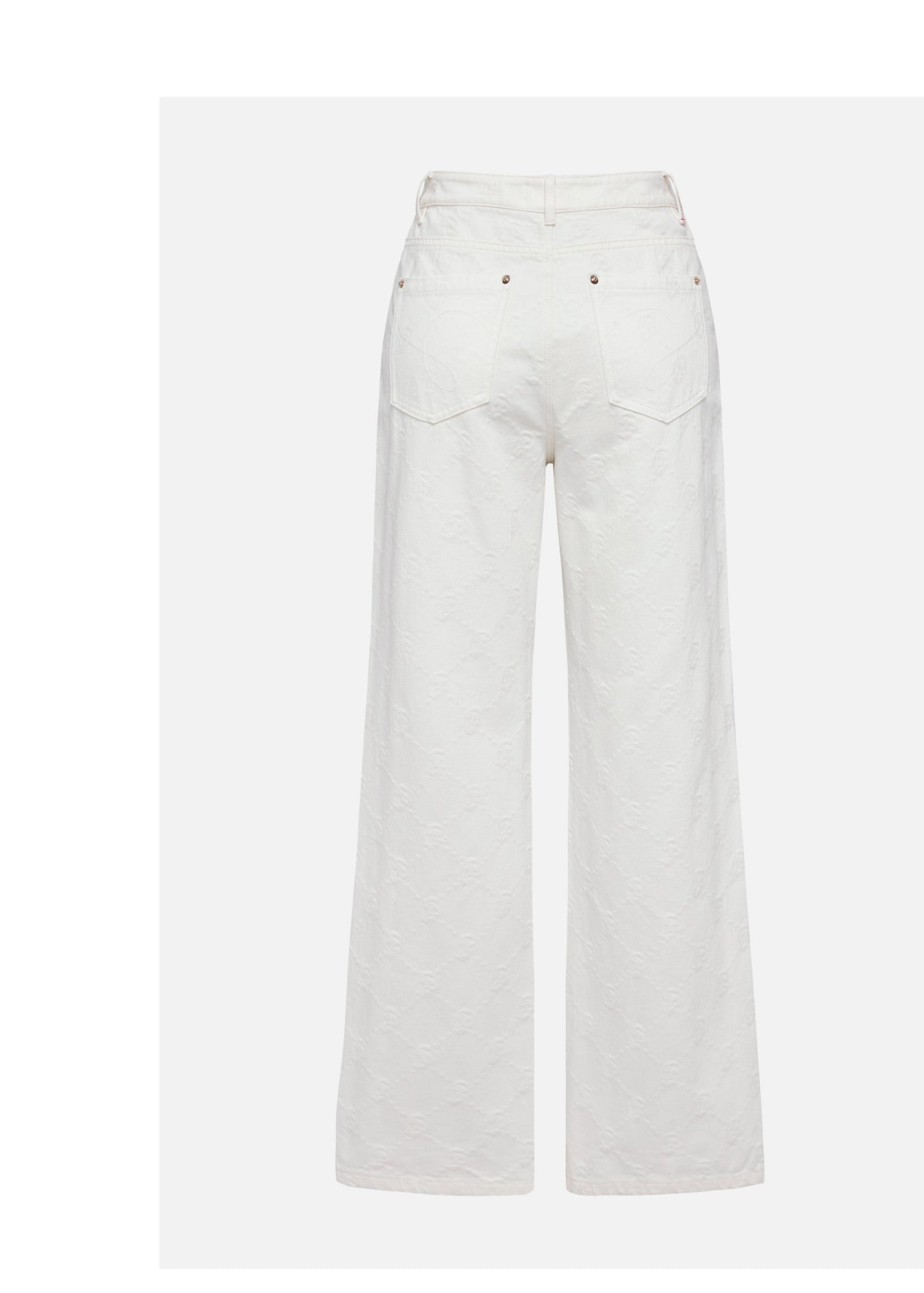 Straight-Leg Slim Jeans | White