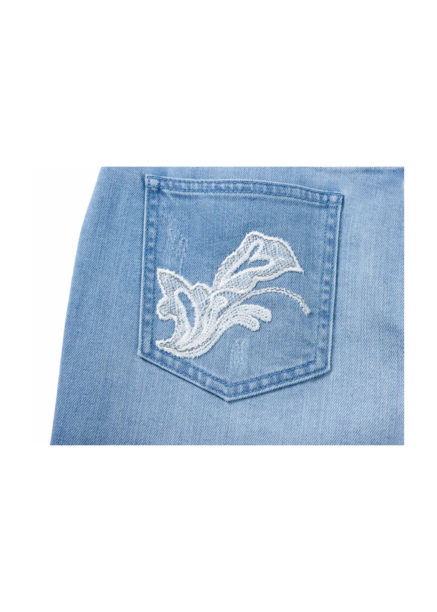 Straight Leg Jeans | Blue