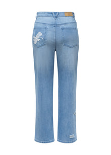 Straight Leg Jeans | Blue