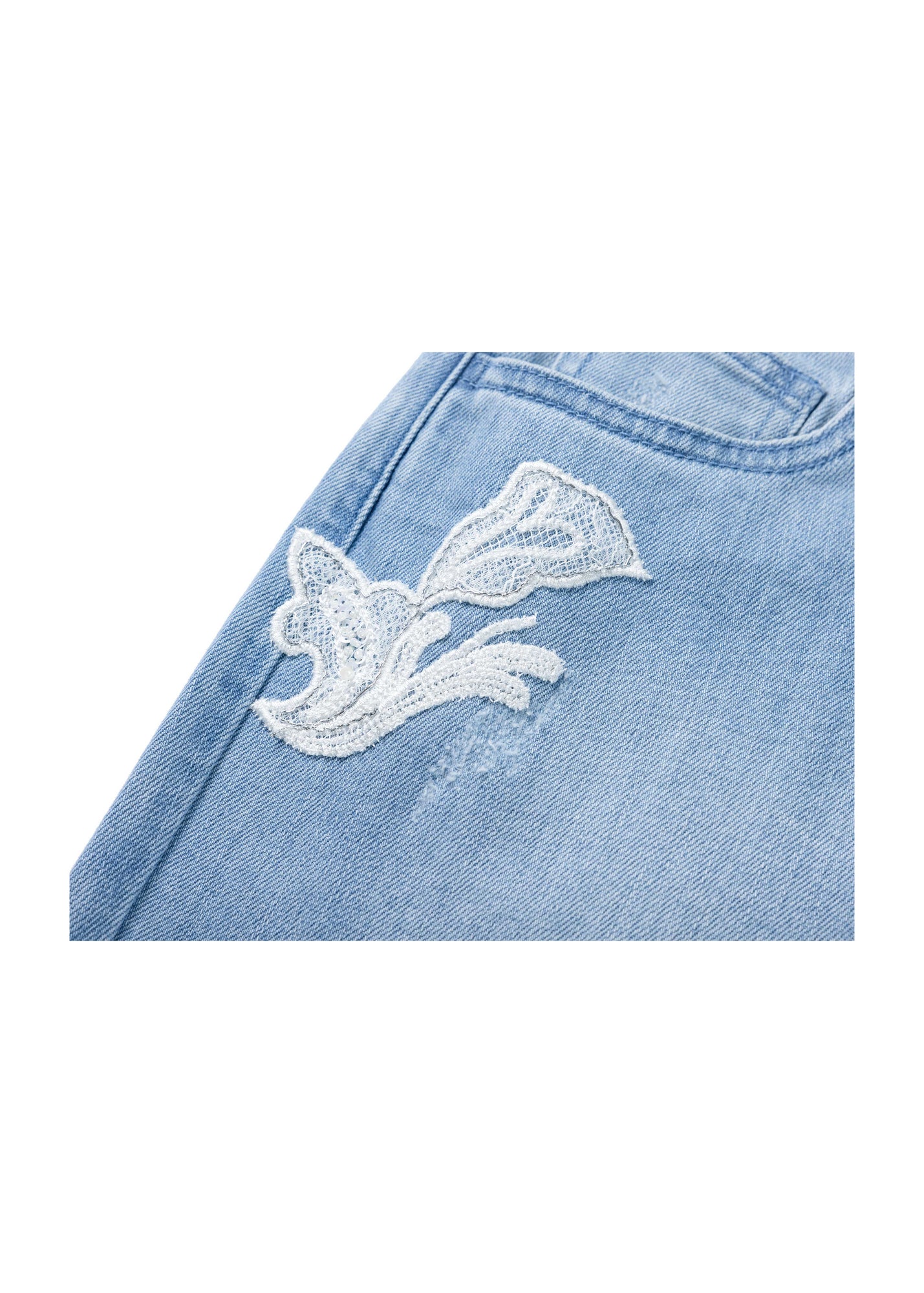 Straight Leg Jeans | Blue