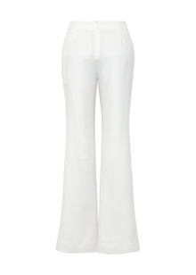 Straight Pants | White