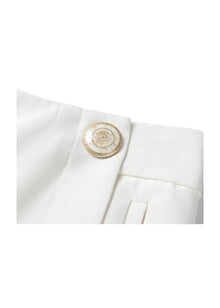 Straight Pants | White