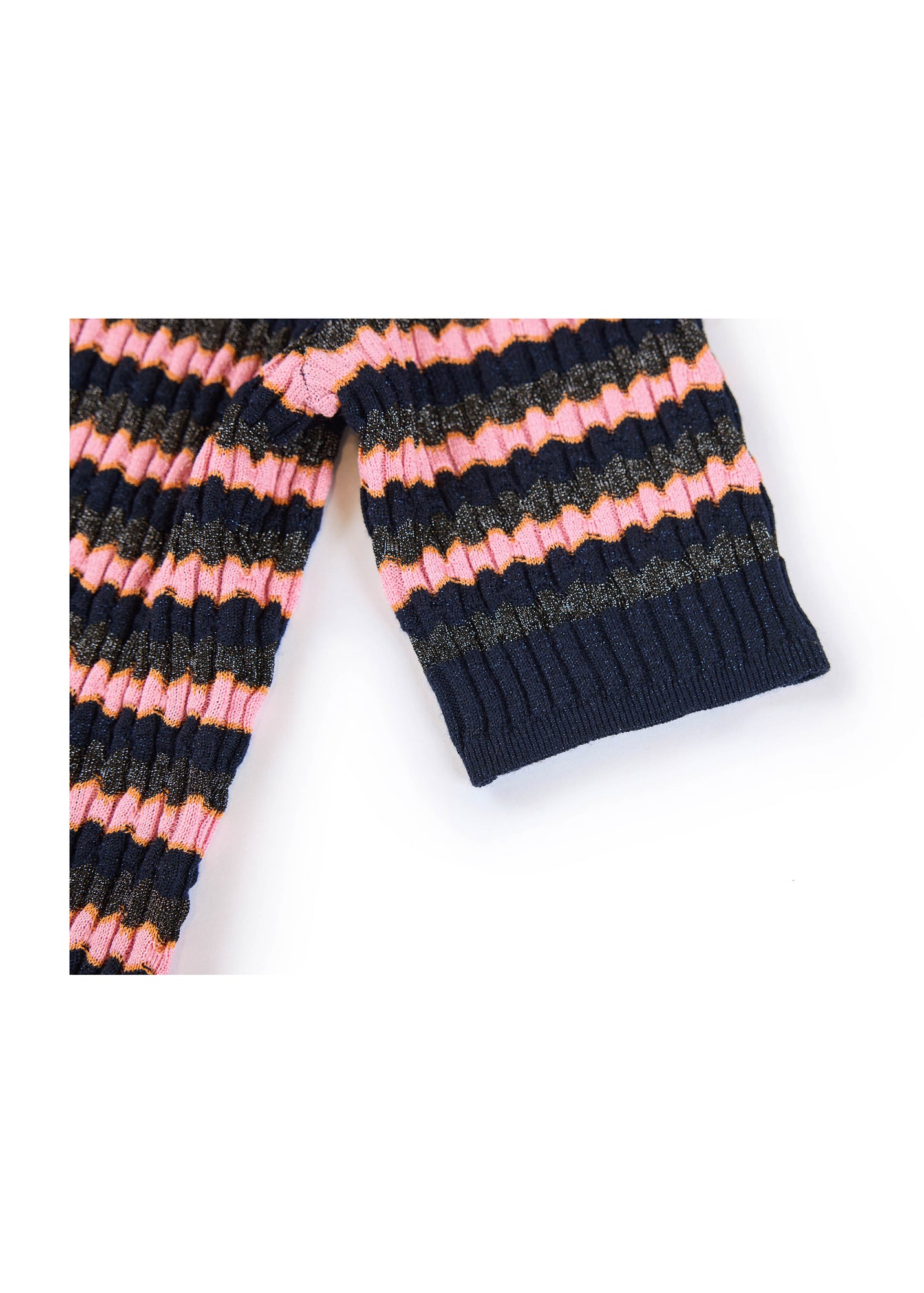 Striped Knit Top | Pink