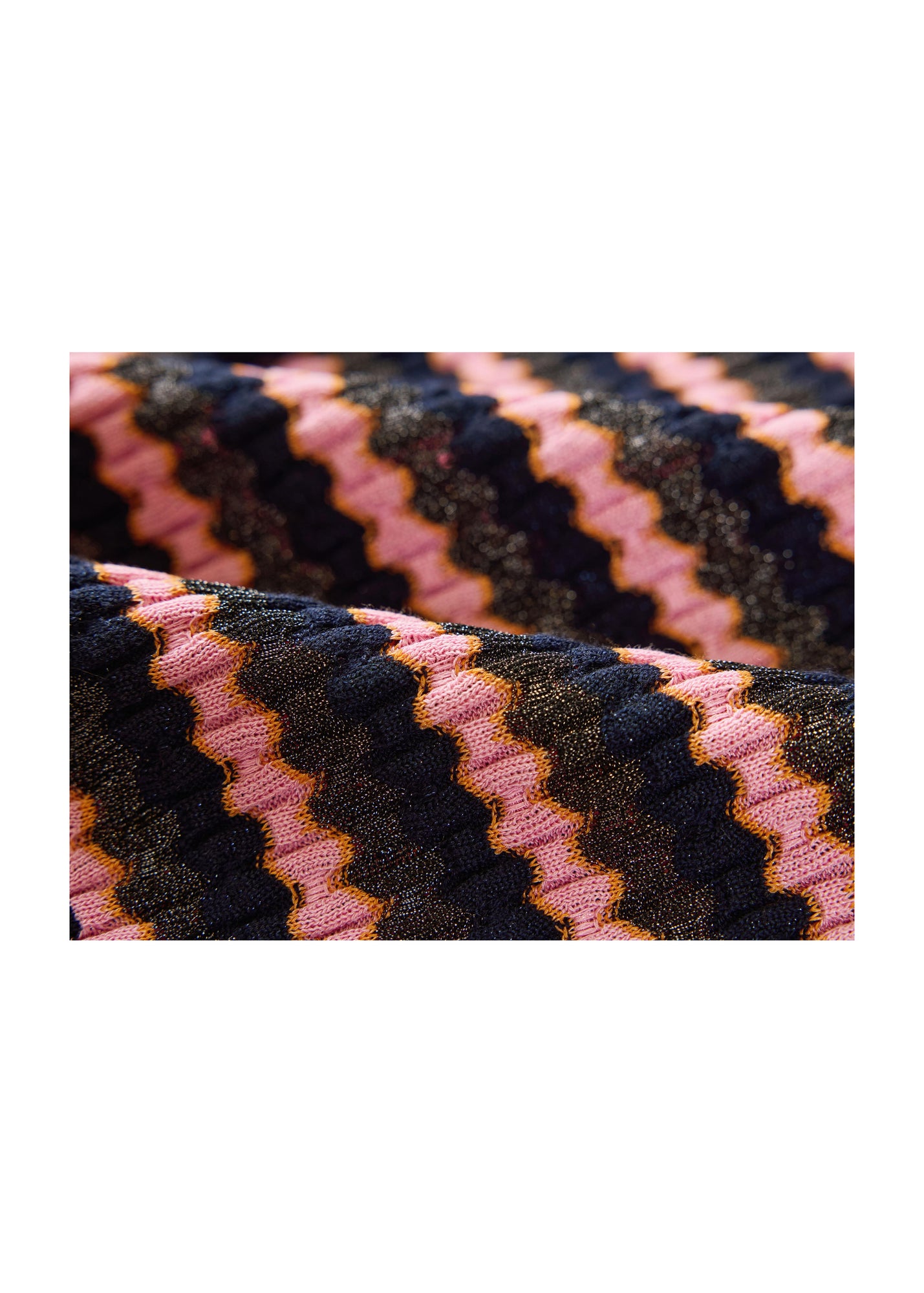 Striped Knit Top | Pink