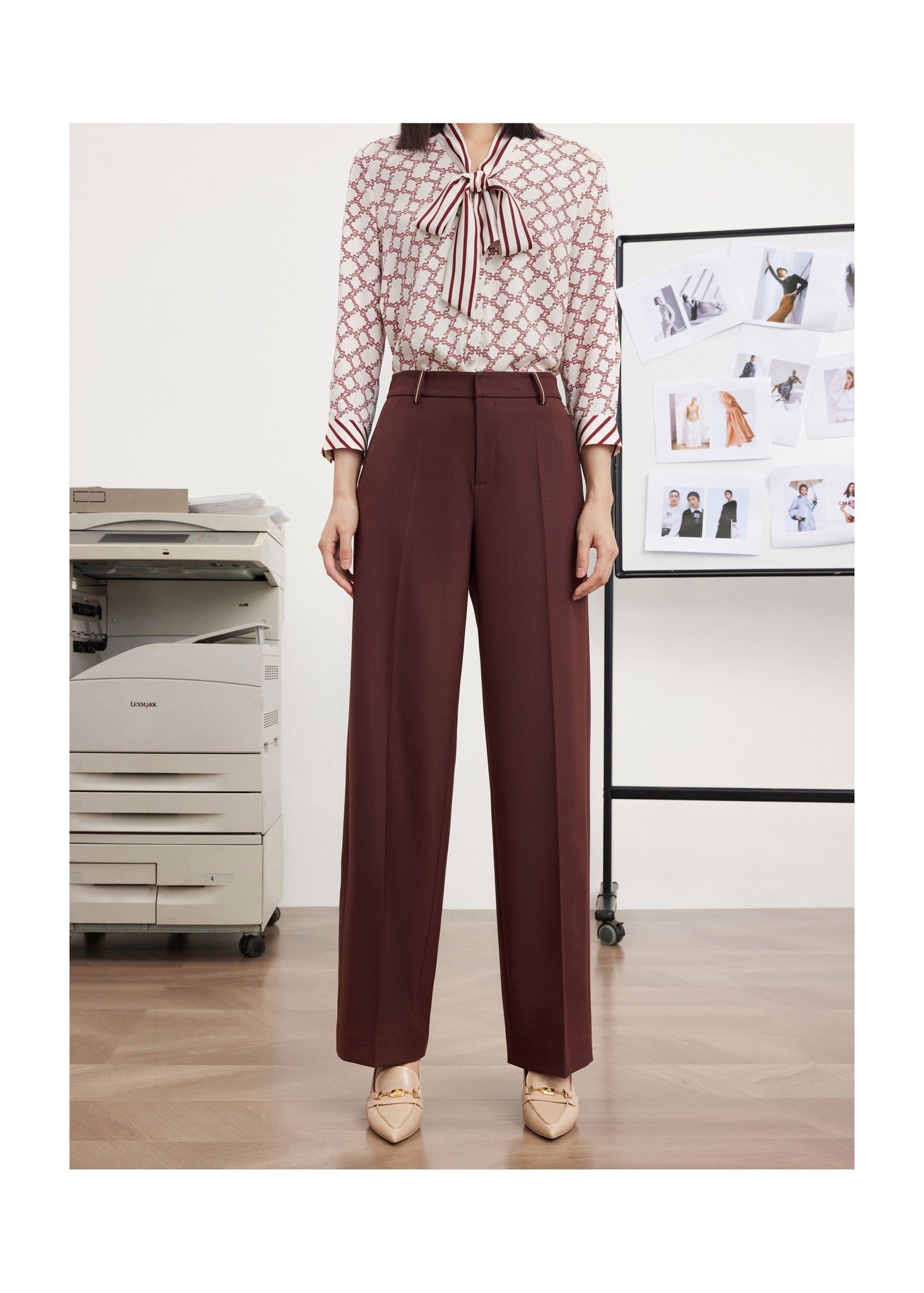 Suit Trouser | Wine Red