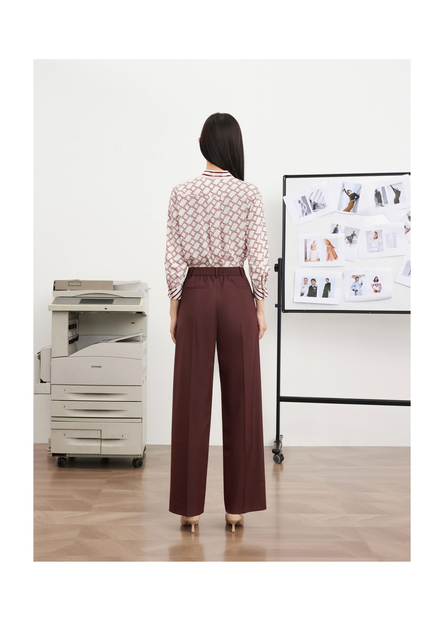 Suit Trouser | Wine Red