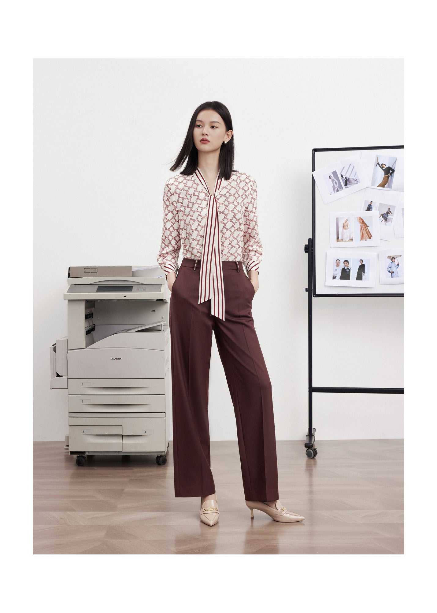 Suit Trouser | Wine Red