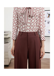 Suit Trouser | Wine Red