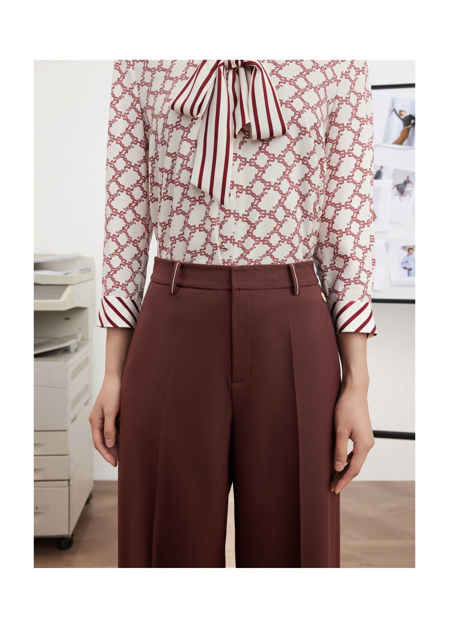 Suit Trouser | Wine Red
