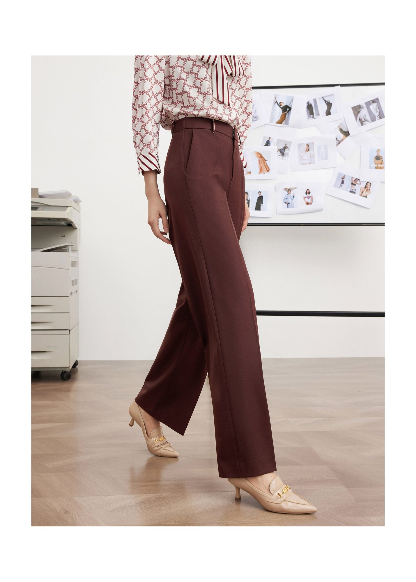 Suit Trouser | Wine Red