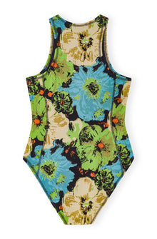 Printed Lycra Jersey Bodystocking | Multicolour