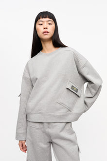 Heavy Terry Drop Shoulder Sweat | Paloma Melange