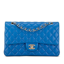 Chanel | Pre-Owned Medium Classic Lambskin Double Flap | Blue