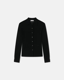 Womens | Thalia Superfine Merino Cardigan | Black