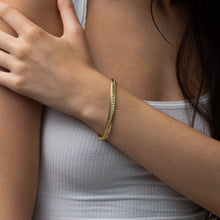 The Bianca Braided Link Bracelet | 18KT Gold Vermeil