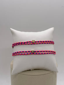 Mini Baby Block Initial Necklace | 14K Yellow Gold