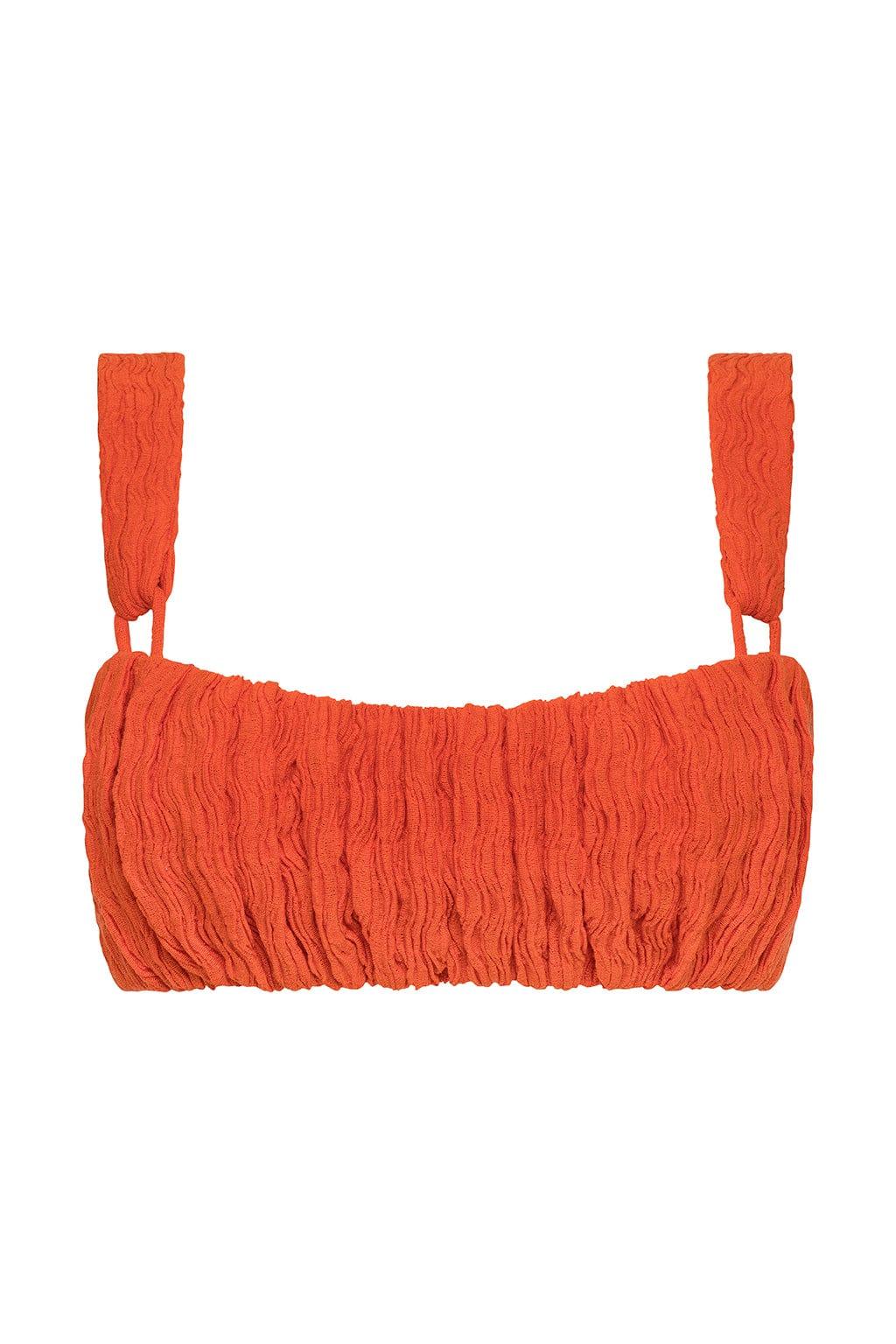 Victoria Bikini Top | Tangerine