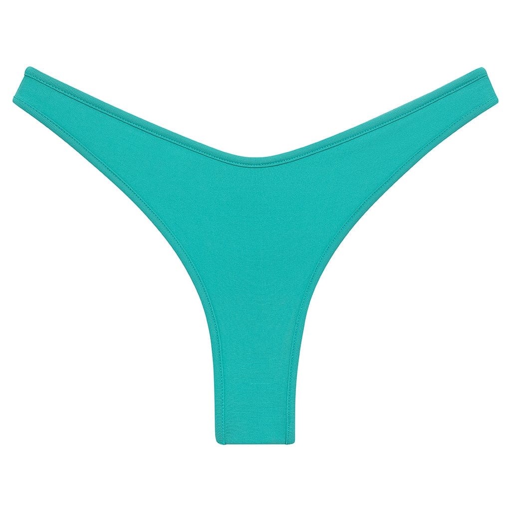 Binded Thong Bikini Bottom | Teal