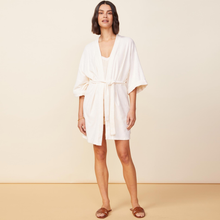 Terry Cloth Bath Robe | Women | Pearl