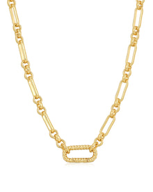 Cardiff Clasp Necklace | Sivan Ayla x Luv Aj | 18K Gold Plated