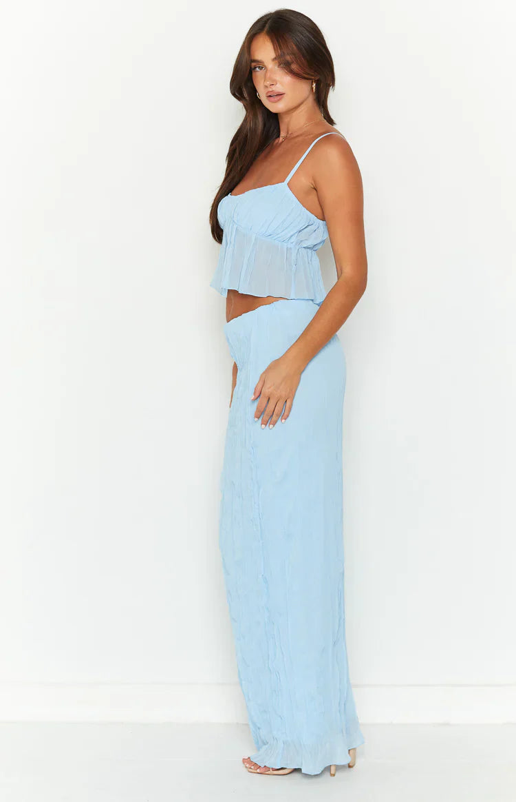 The Moment Maxi Skirt | Blue
