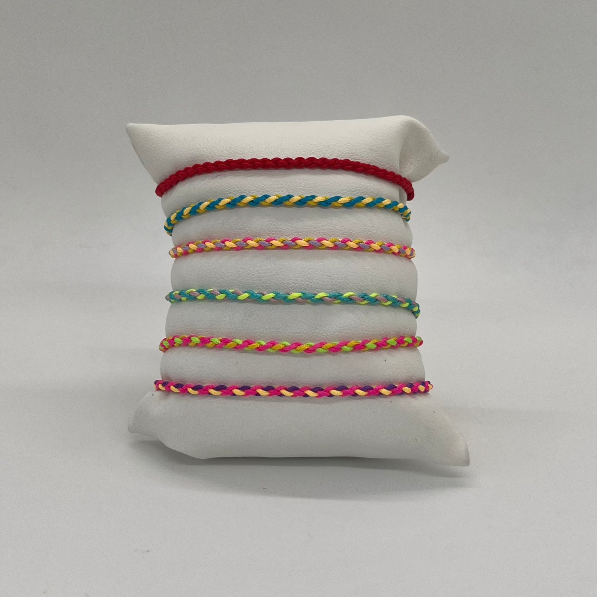 Cord Bracelet | 10K Yellow Gold | Yellow/Blue