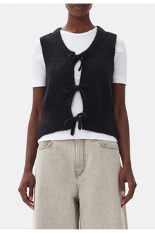 Tie String Vest | Black (V2)