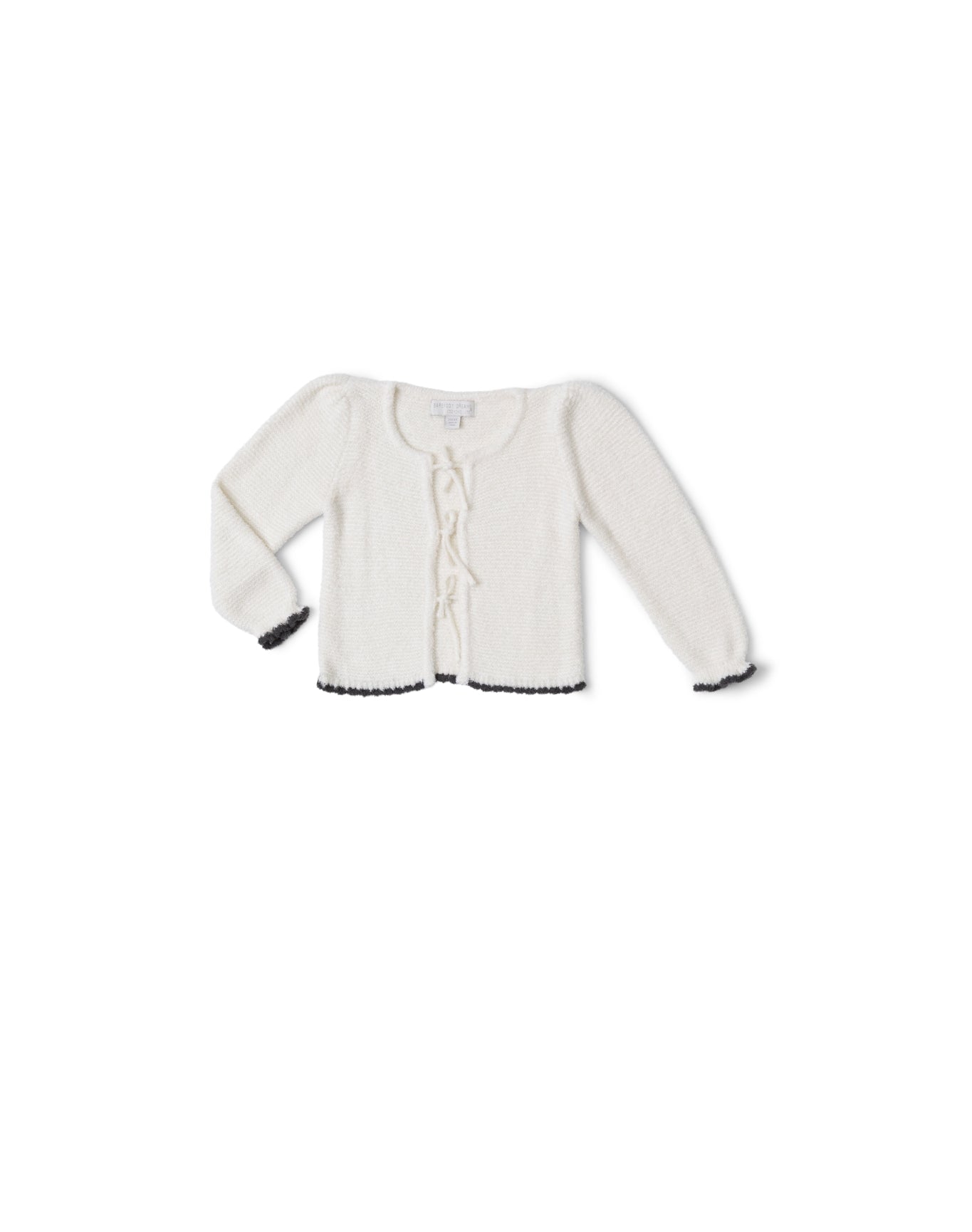 Toddler | Cozychic Lite Scalloped Cardi | Cream-Carbon