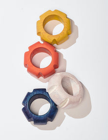 Asterisk Napkin Ring Set | Bold