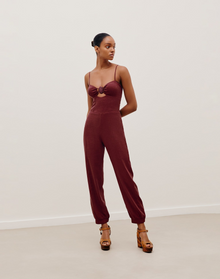 Tuane Jumpsuit | Cranberry