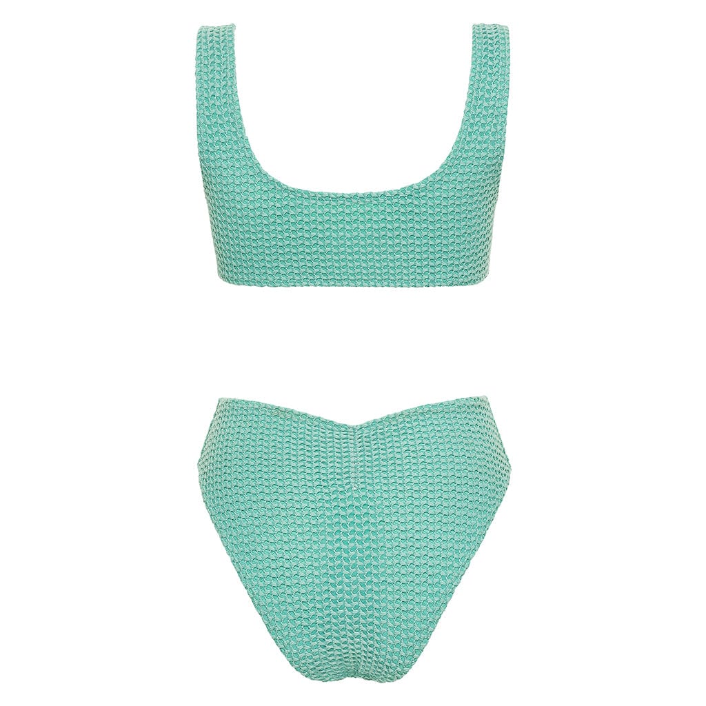 Ky One-Piece | Turquoise Crochet