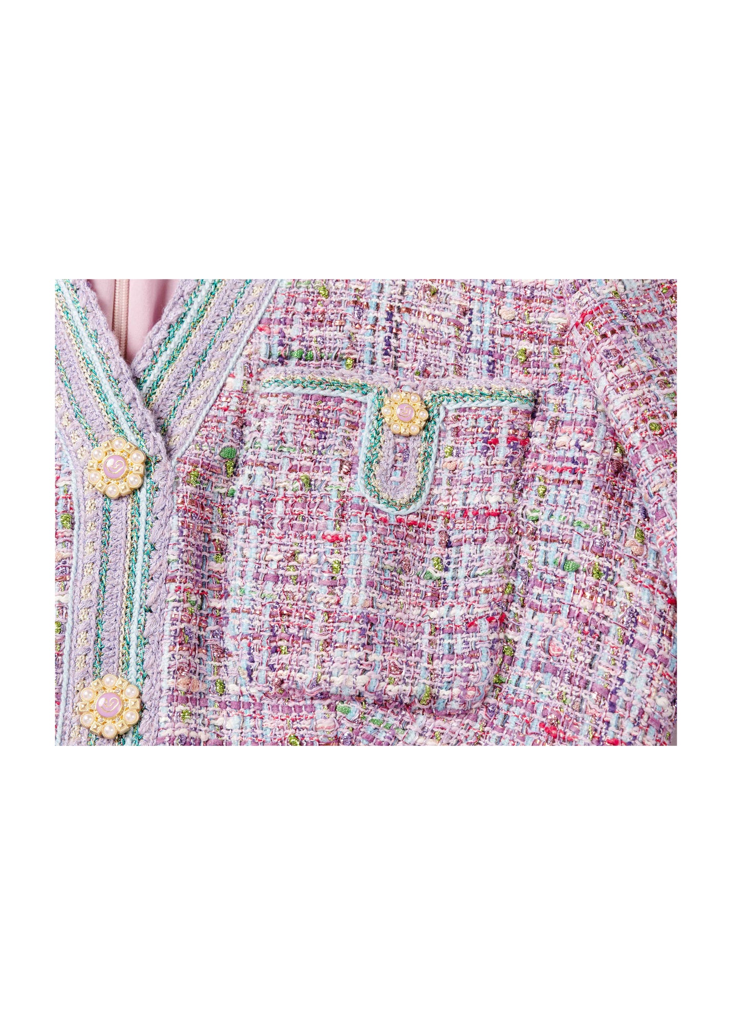 Tweed Dress | Purple
