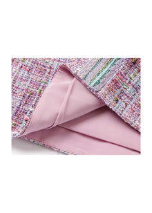 Tweed Dress | Purple