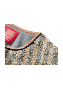 Tweed Knit Cardigan | Grey