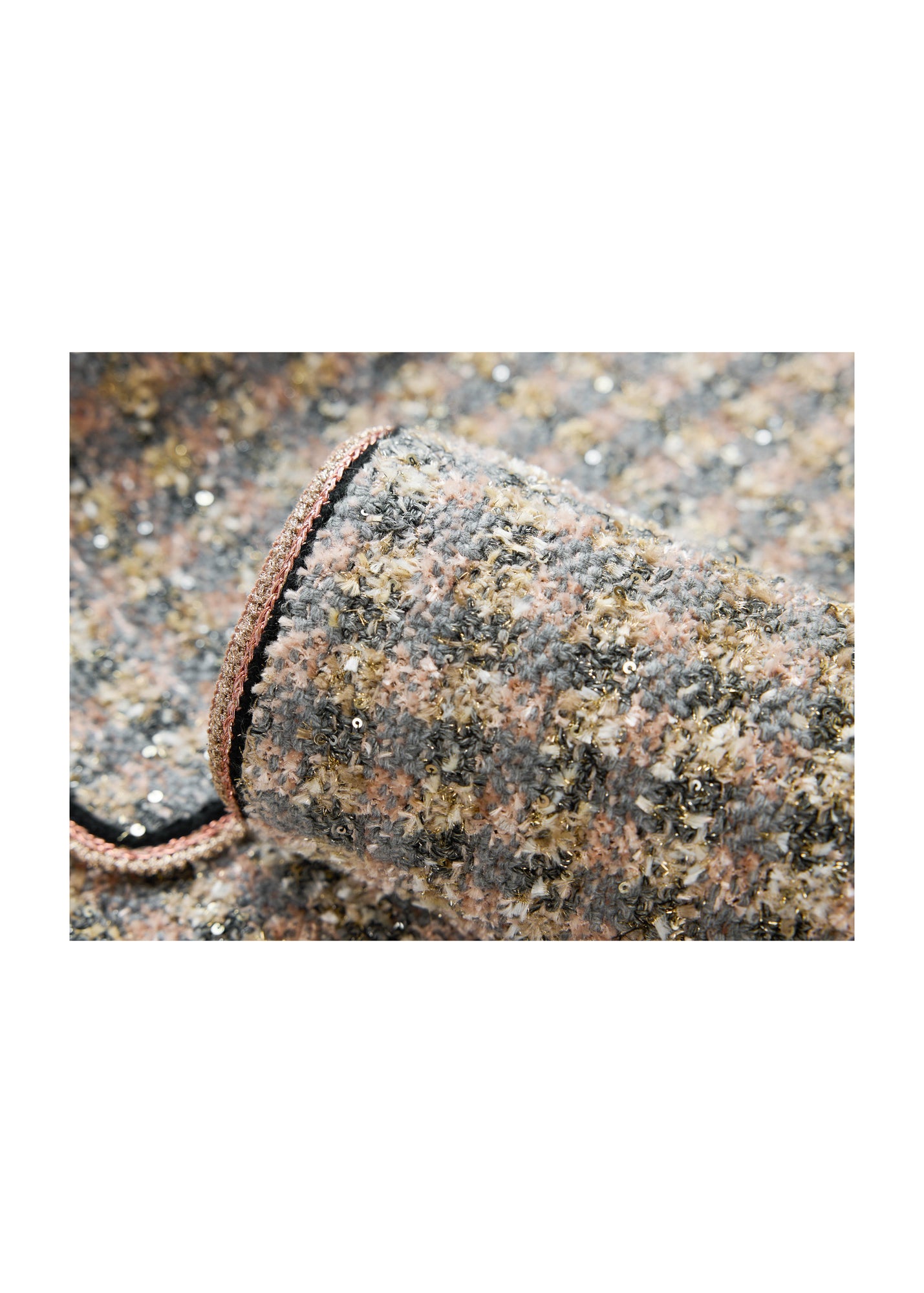 Tweed Knit Cardigan | Grey