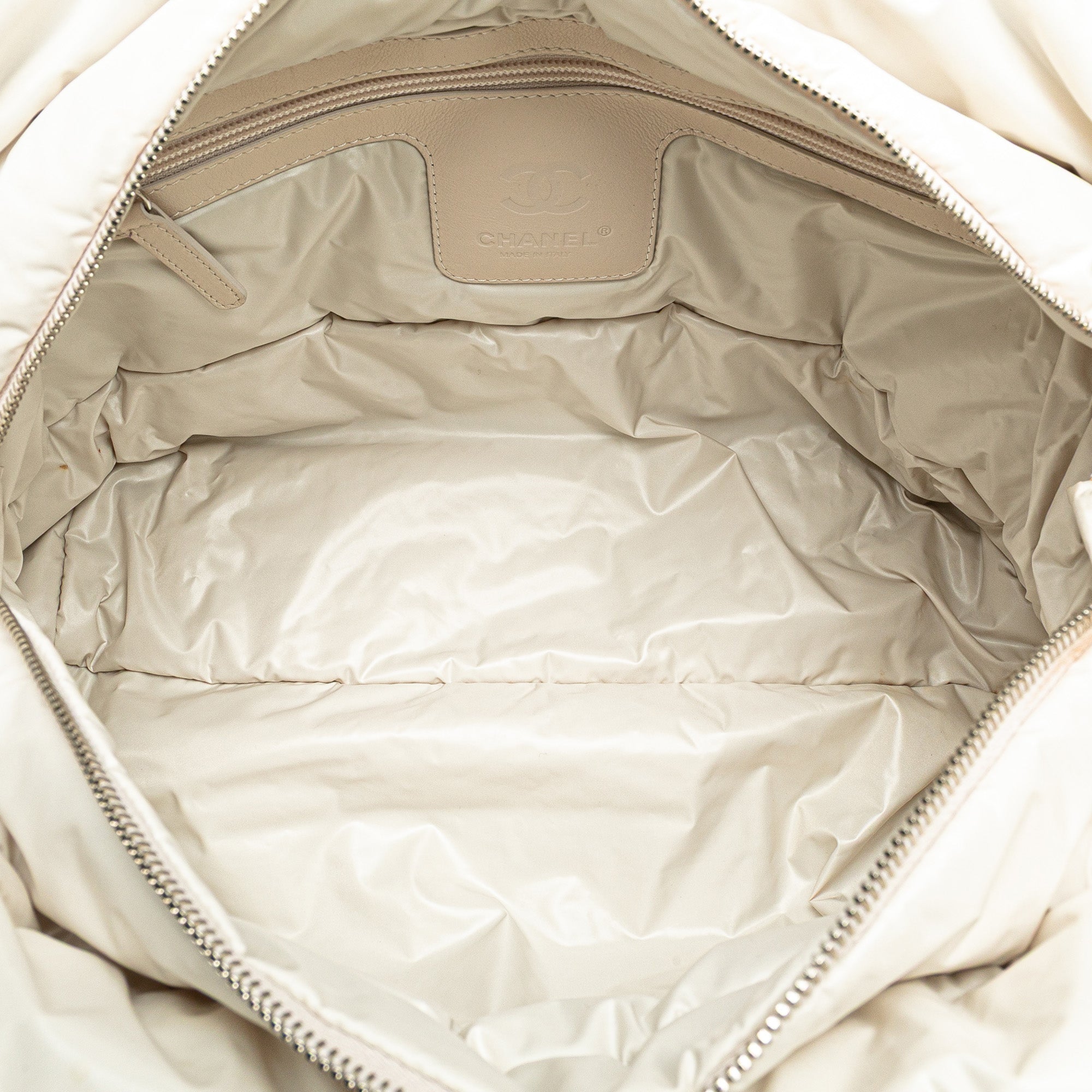 Chanel | Pre-Owned Nylon Tweed Printed Coco Cocoon Tote | Multi